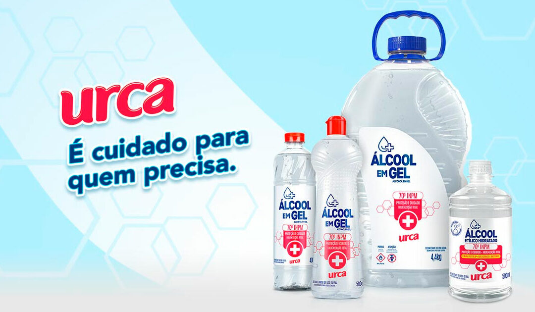 Urca lança Álcool Líquido 70° INPM