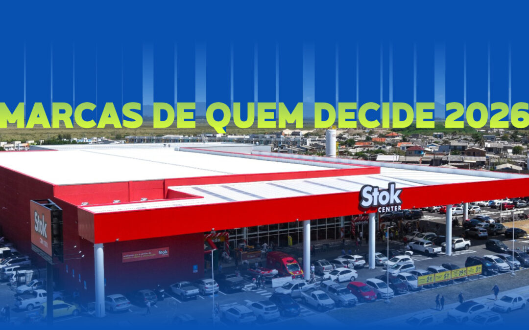 Stok Center é destaque na premiação “Marcas de Quem Decide 2026”